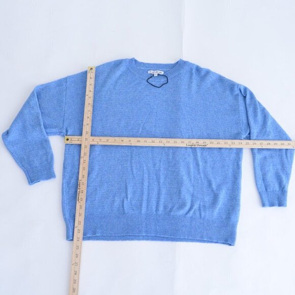 Elizabeth and James Blue Knit Crewneck  Sweater Size XXL - Picture 2 of 10